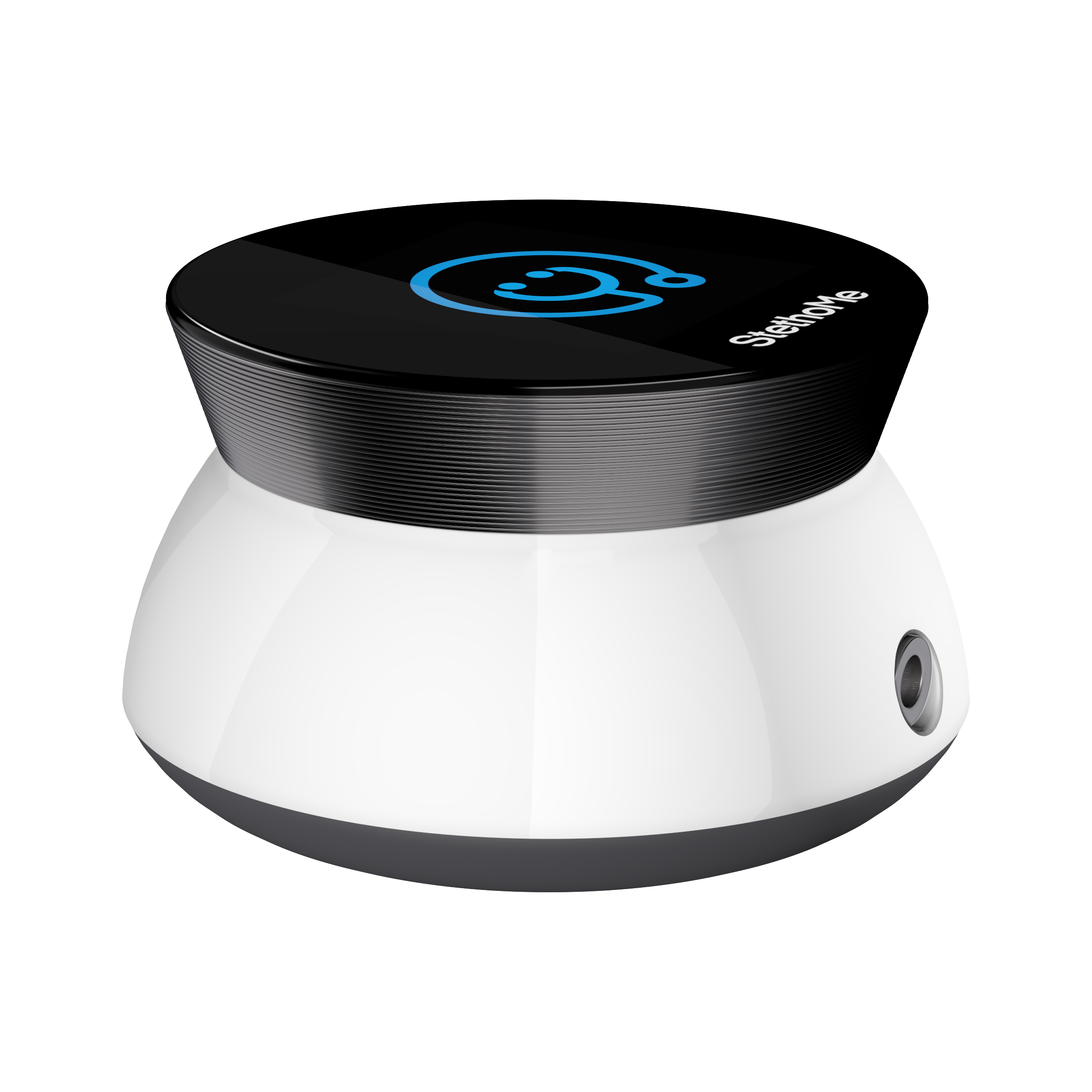 StethoMe smart stethoscope, top-side view